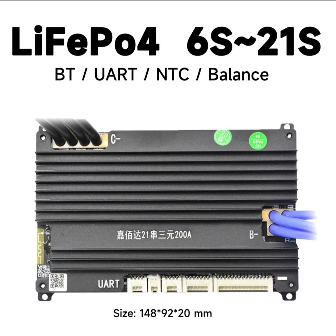 JBD Smart BMS 6s-21s 150A LIFEPO4