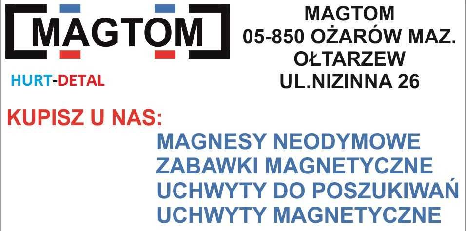 Magnes neodymowy do poszukiwań 45x20 N38