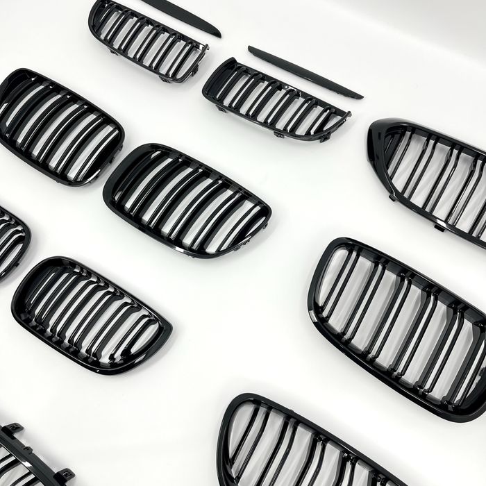 Решітки bmw ноздрі e39, e46, e53, e60, e70, e90, f10, f30