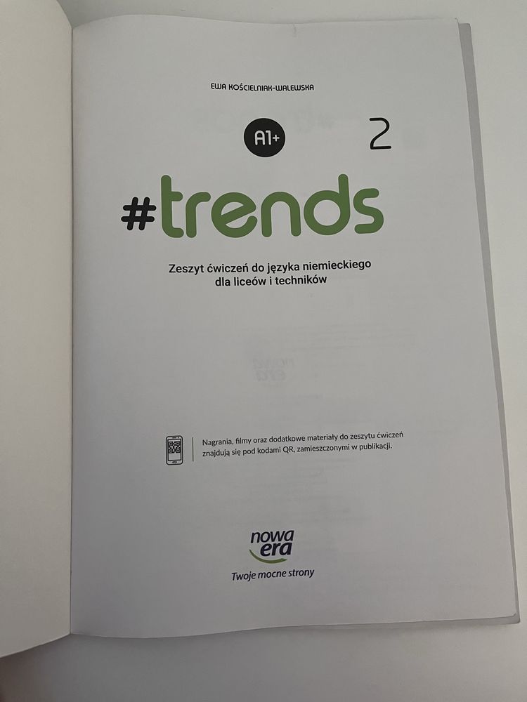 #trends 2 zeszyt ćwiczeń język niemiecki
