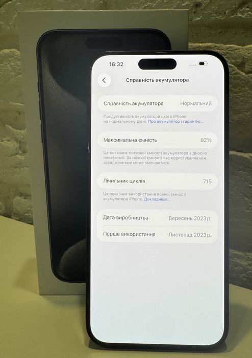 Apple iPhone 15 Pro Max 256Gb Black Titanium (MU773RX/A)