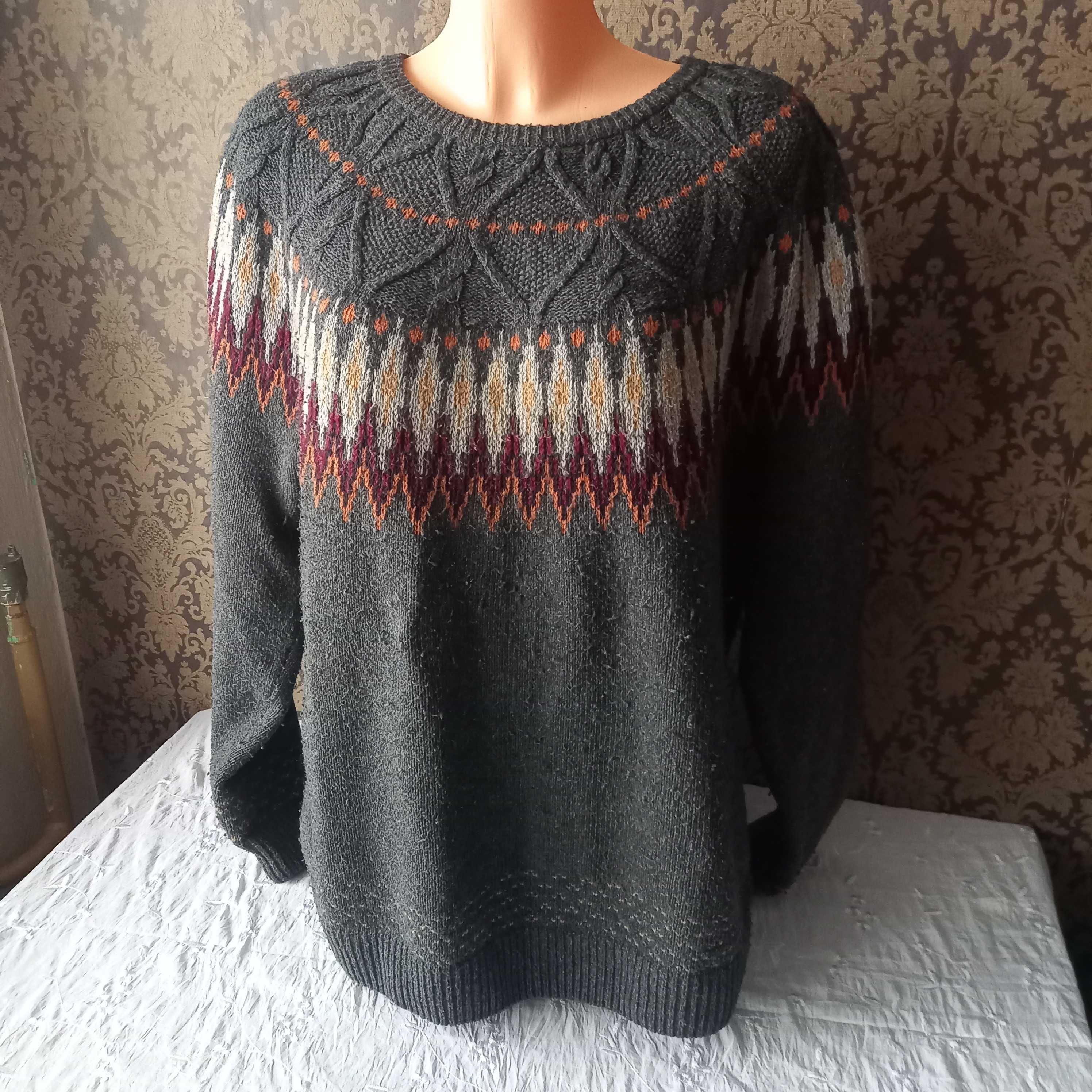 męski sweter gruby morley xl