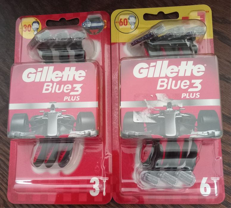 Gillette Blue3 Plus maszynki do golenia dla mężczyzn 9 sztuk