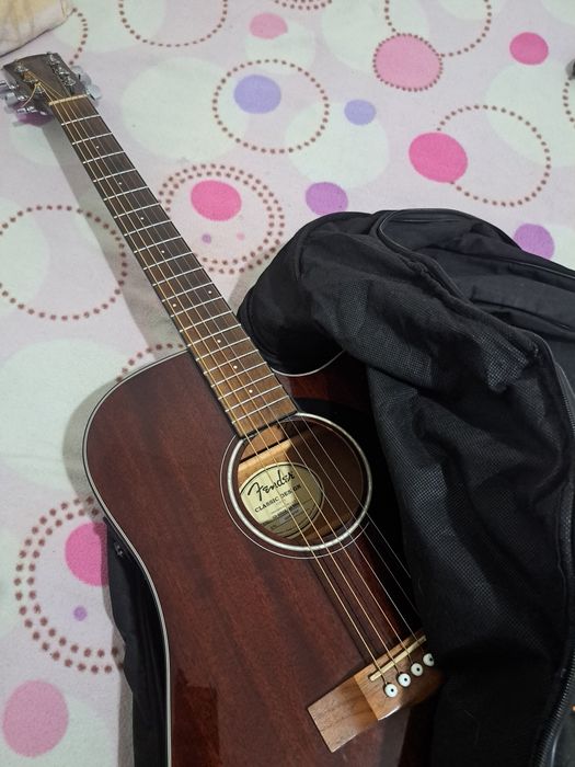 Vendo ou troco Guitarra acustica fender CD-60SCE