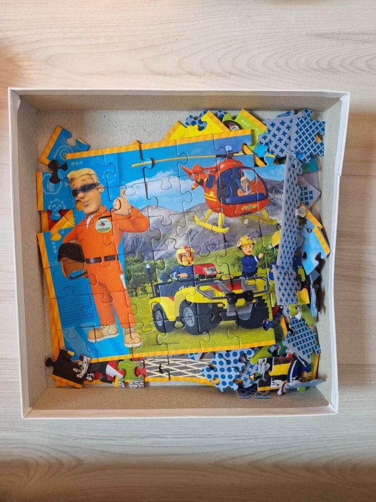 Puzzle Trefl Spider-Man i Strażak Sam + Gratisy!