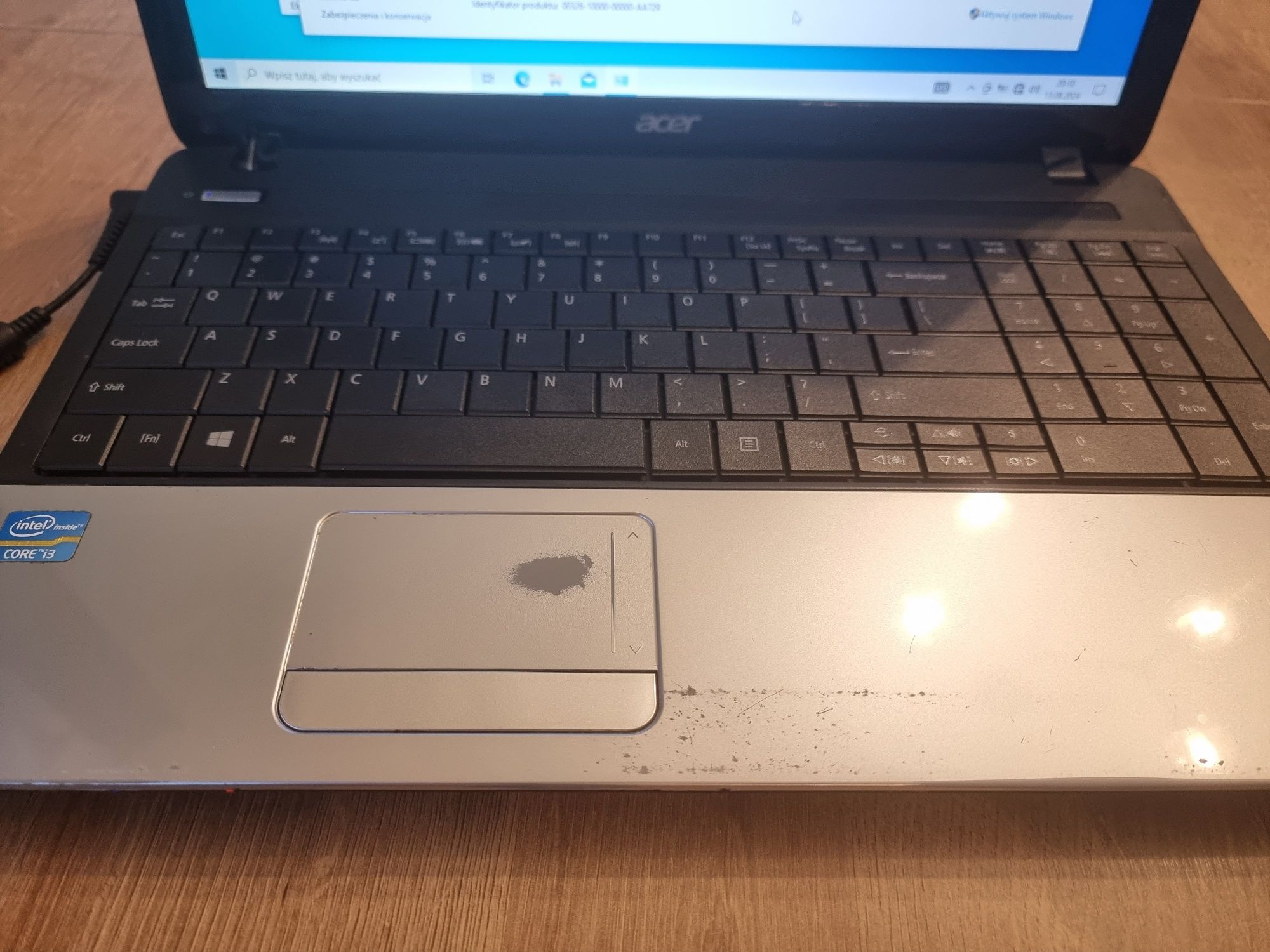 Laptop Acer Aspire Intel Core i3 8GB RAM 256Gb dysk