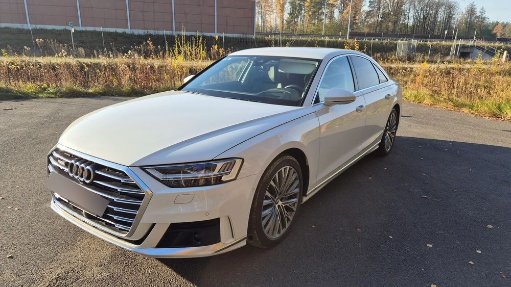 Audi A8 Audi A8 55TFSI, mały przebieg, bezwypadkowy, oryginalny lakier, serwis