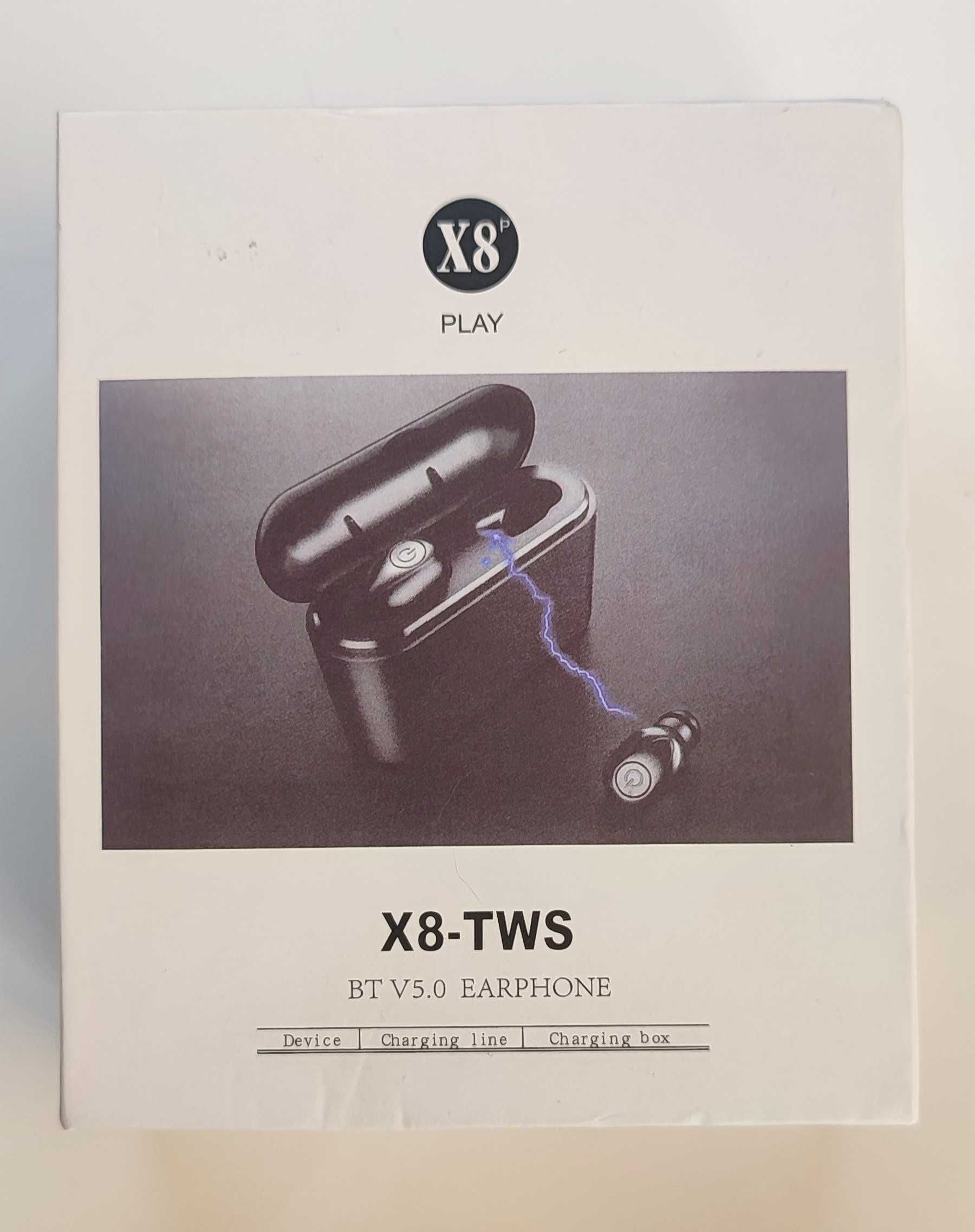 Słuchawki bezprzewodowe X8-TWS