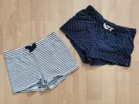 H&M, 2x krótkie spodenki, r. 110