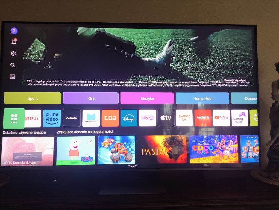 Telewizor LG 75 QNED 4K 120hz Roczny Gwarancja magic remote