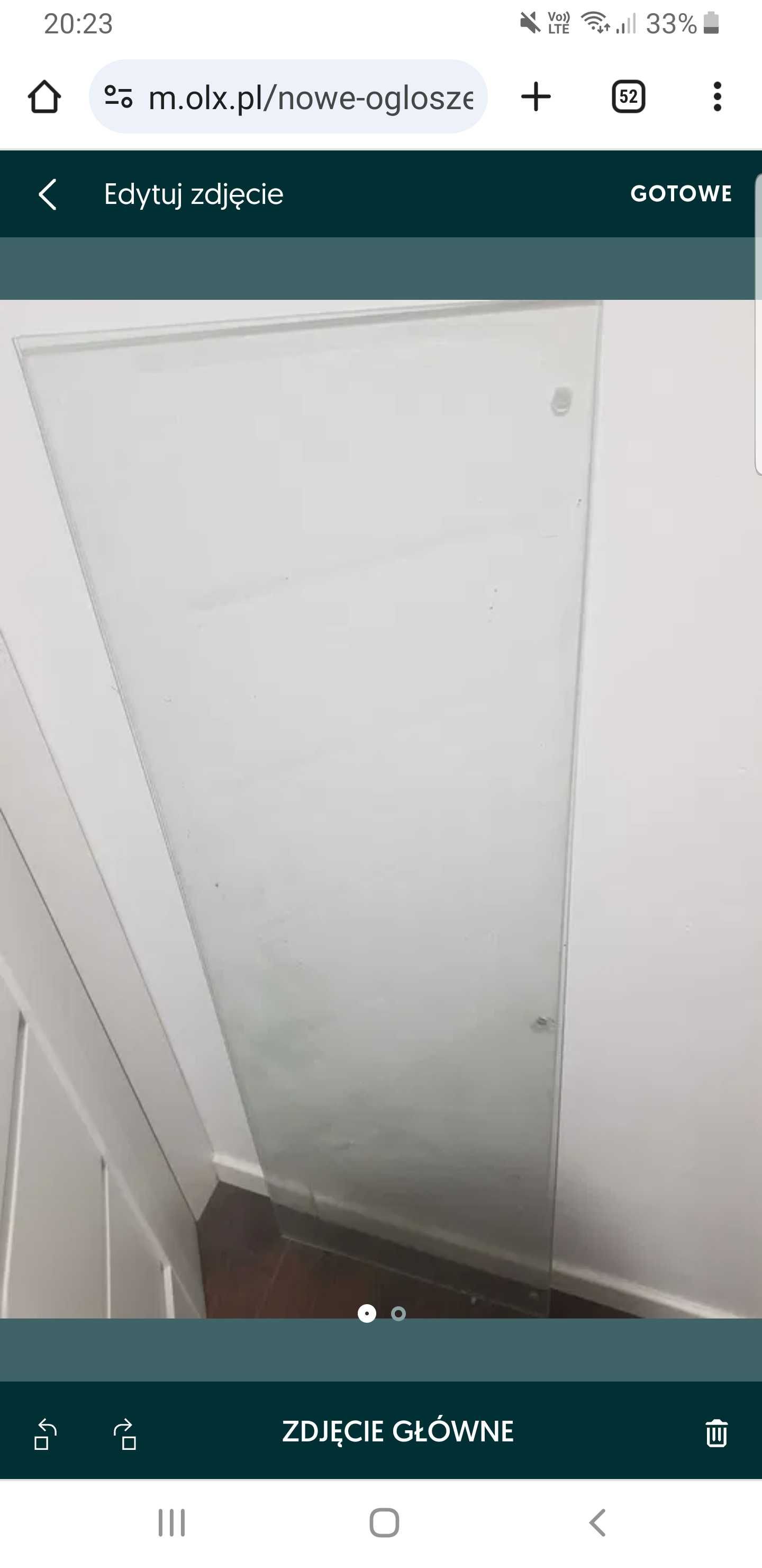 Blat szklany ikea