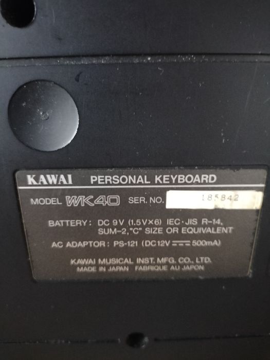 Teclado KAWAI WK-40