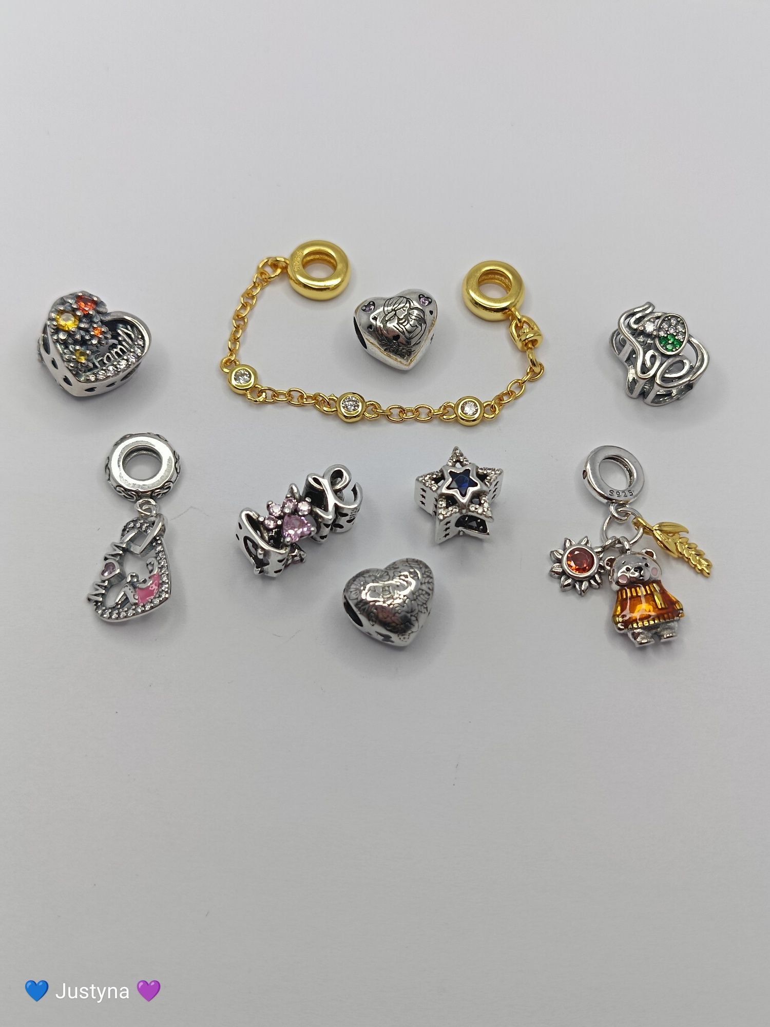 Nowy charms wykonany ze srebra próby 925