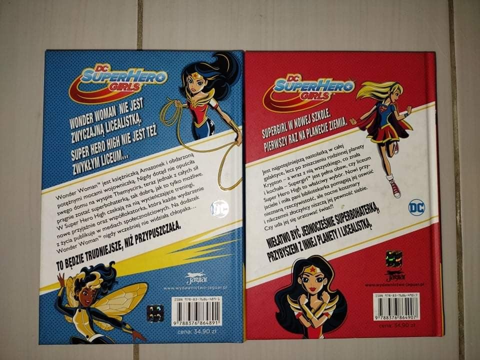 Zestaw 2 książek DC Super Hero Girls (Lisa Yee)