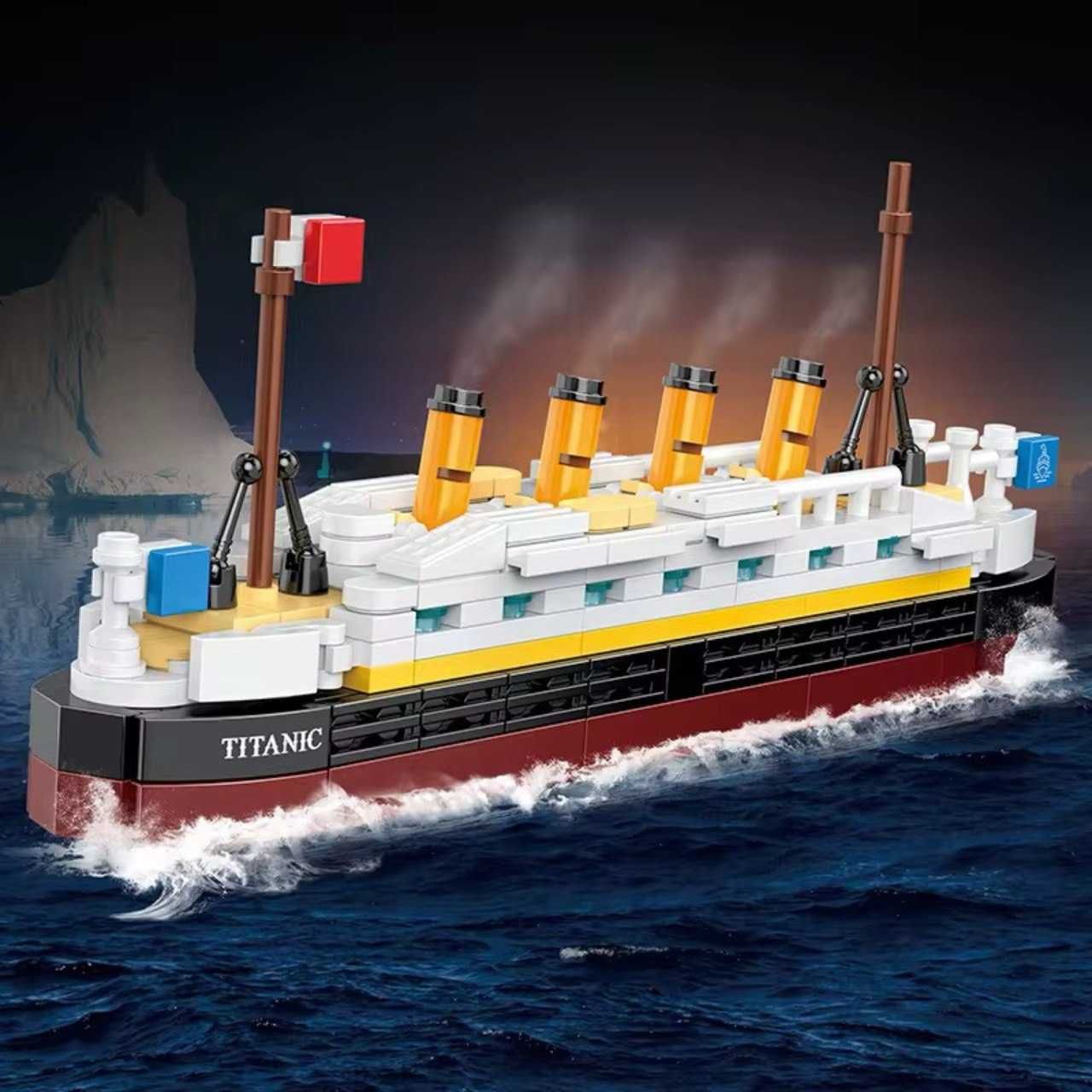 Titanic - model statku Klocki 290 elementów Statek 3D na Prezent