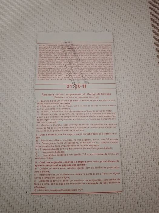 Bilhete Ac/Dc Restelo