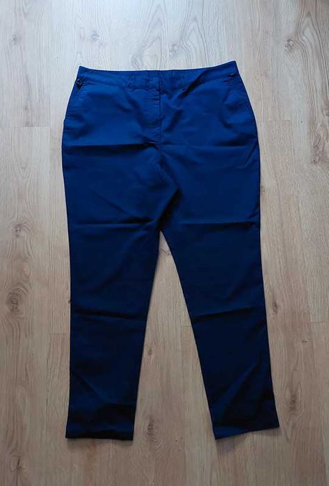Nowe spodnie 5xl chino granat vintage klasyczne damskie