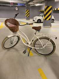 Bialy rower damka holenderski Embassy Bikes