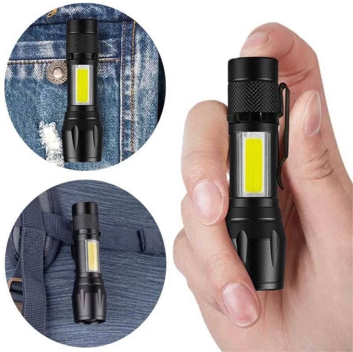 Фонарик, аккумуляторный, USB