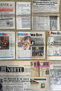 Jornais antigos diversos - a saldar 1,5€ unidade