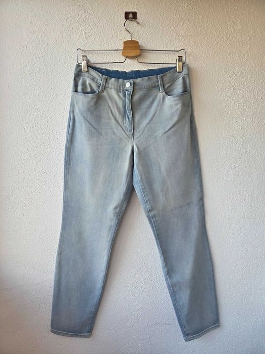 Calças de ganga super stretch denim da Brax, tamanho 42