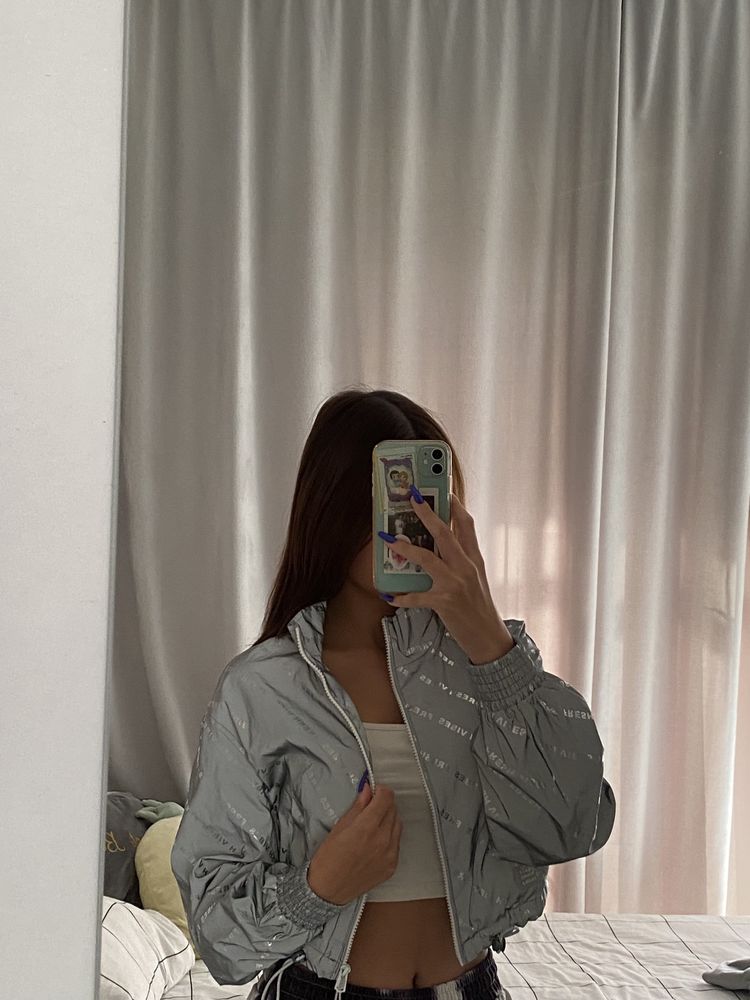 ветровка bershka світлоотражающа xs