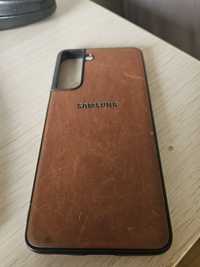 Etui case Samsung Galaxy S21 FE brąz skóra