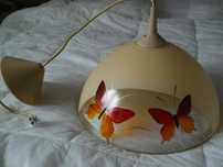 Lampa wisząca klasyczna - szklana.