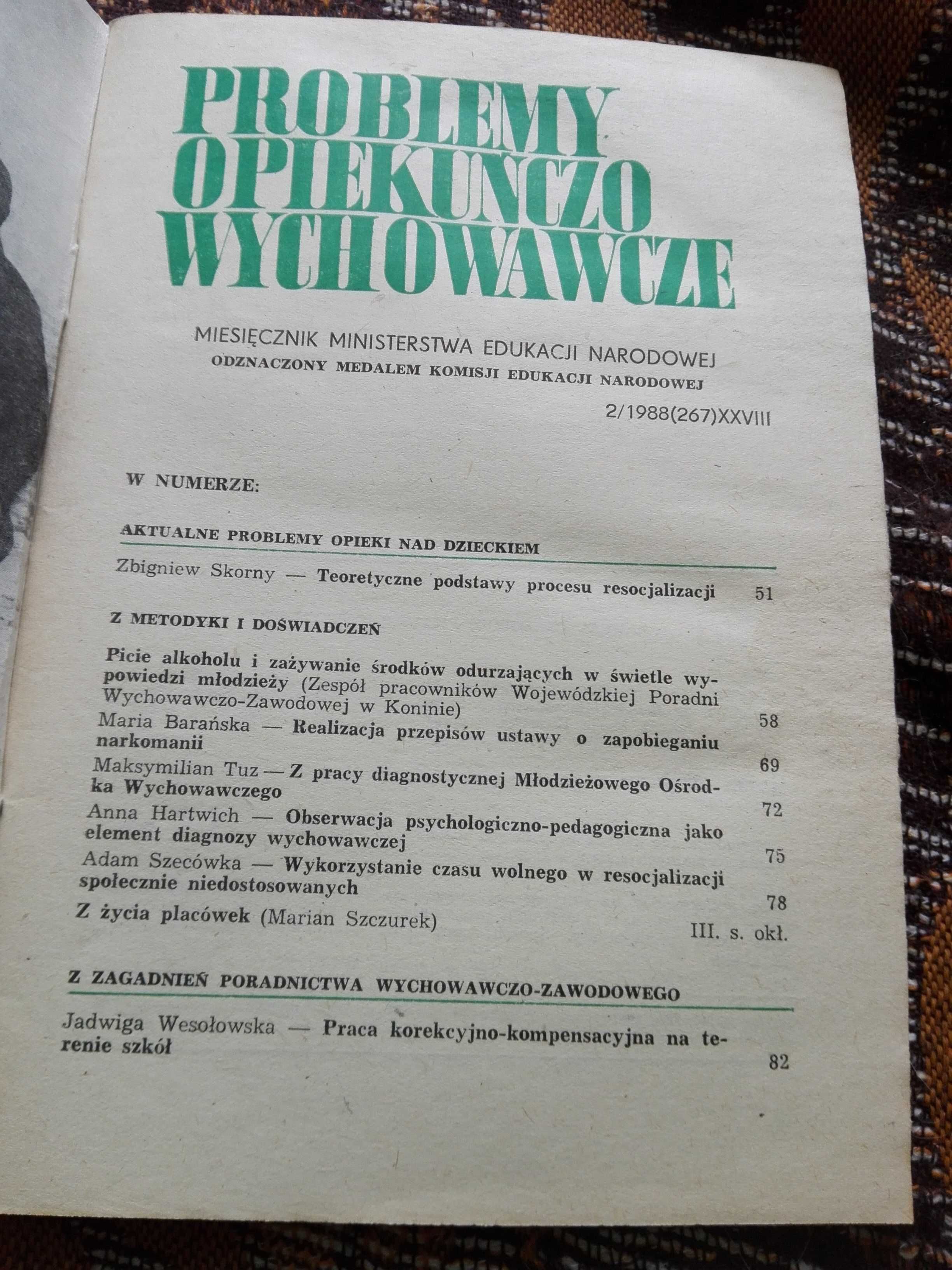 Problemy opiekuńczo-wychowawcze czasopismo