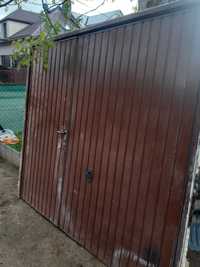 Brama garażowa uchylna z drzwiami  ,240x220