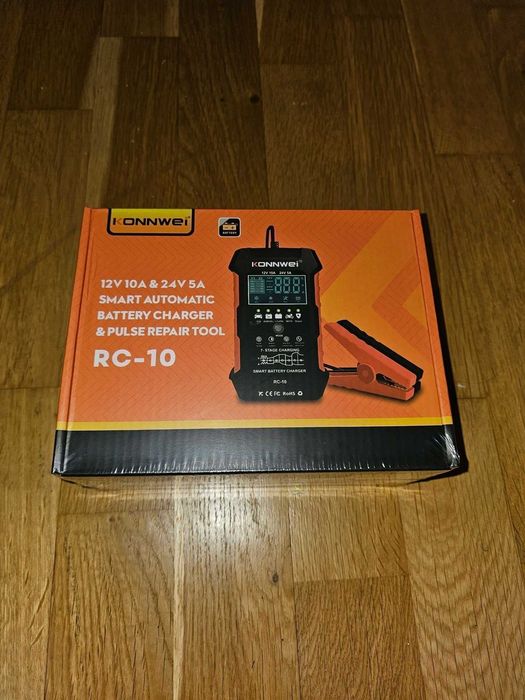 Зарядное устройство для аккумуляторов Konnwei RC-10 (12v/24v)