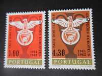 Selos Portugal 1963-Benfica Campeã Completo Novos Soberbos s/charneira