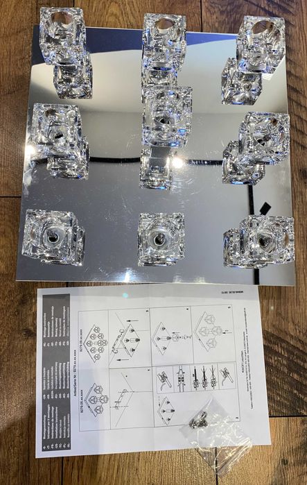 Wofi Lampa sufitowa, 9-punktowa na żarówki typ G4