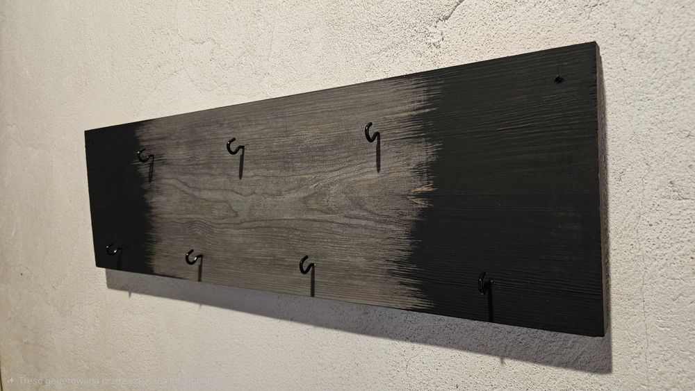 Wieszak na ubrania #3 szaro - czarny