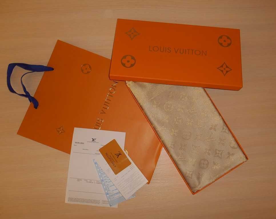 Louis Vuitton, Szal Szalik Chusta apaszka damski kasmir, Francja 0358