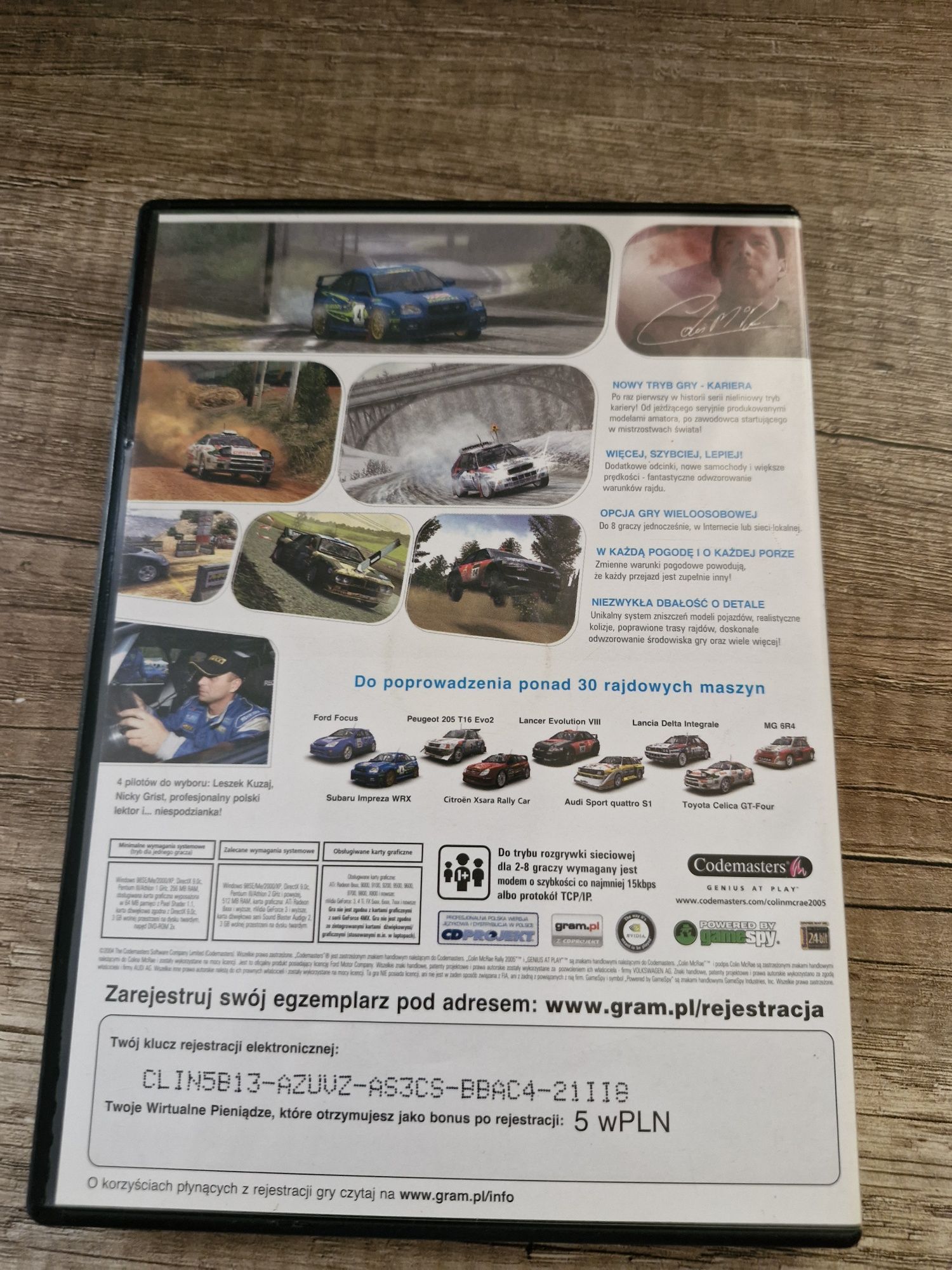 Gra na PC coli mcrae