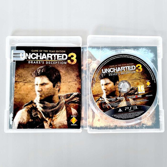 Uncharted 3 Oszustwo Drakea PL Ps3 GOTY Polski Dubbing Język