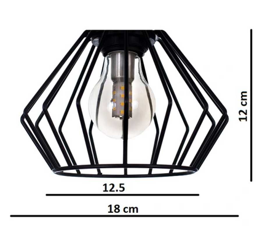 Lampa wisząca Light SUFITOWA ŻYRANDOL BRYLANT E27 Drut