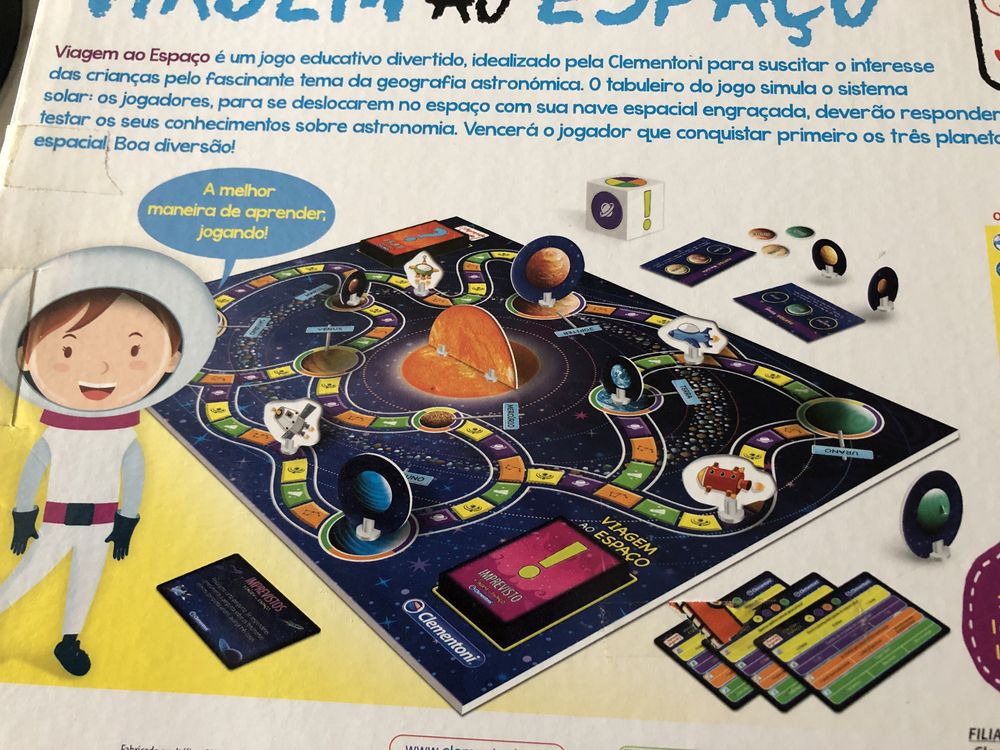 Jogo de tabuleiro Viagem ao Espaço