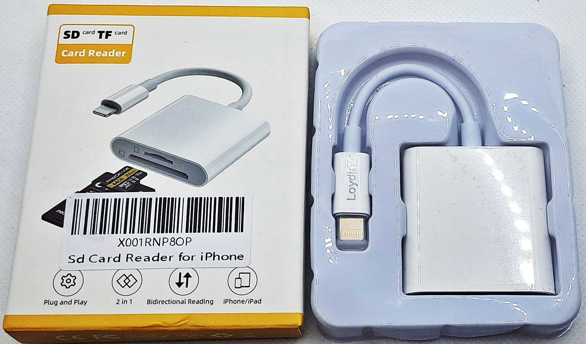 Czytnik kart microSD/TF Loydia iPhone iPad 2w1 FAT32 exFat