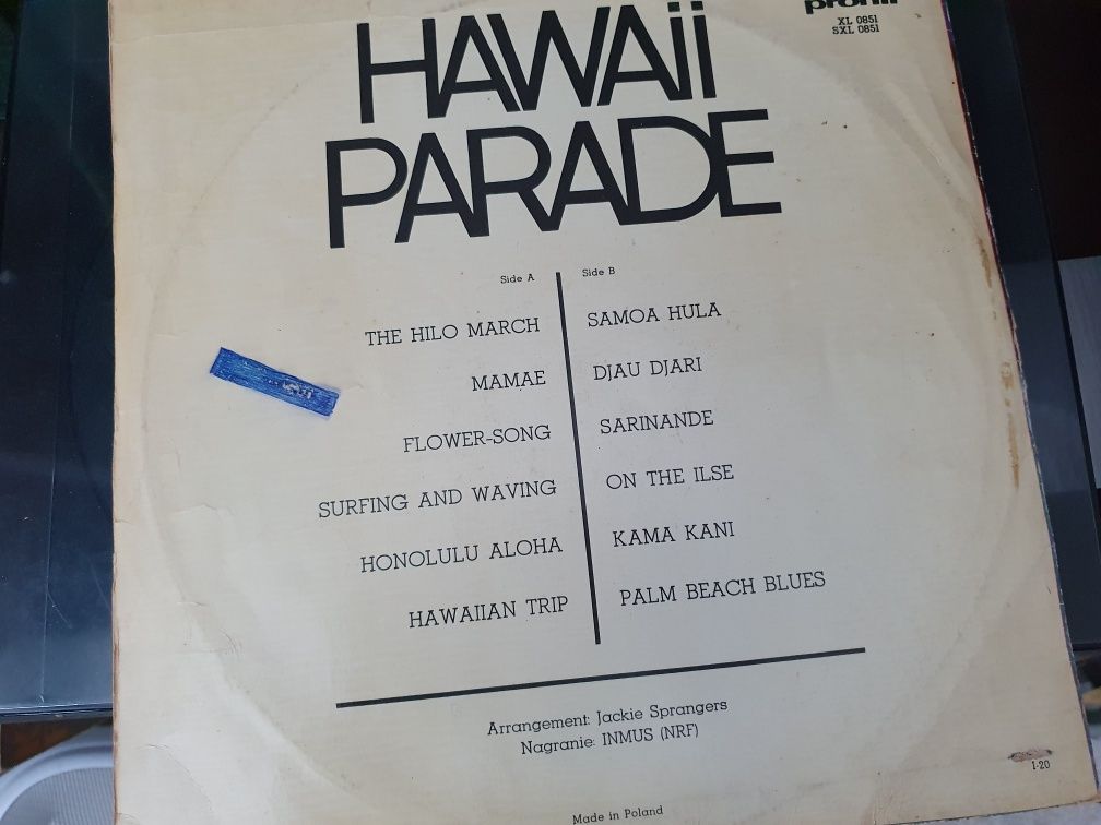 Zestaw płyt winylowych m.in Hawaii Parade, Tomasz Szwed