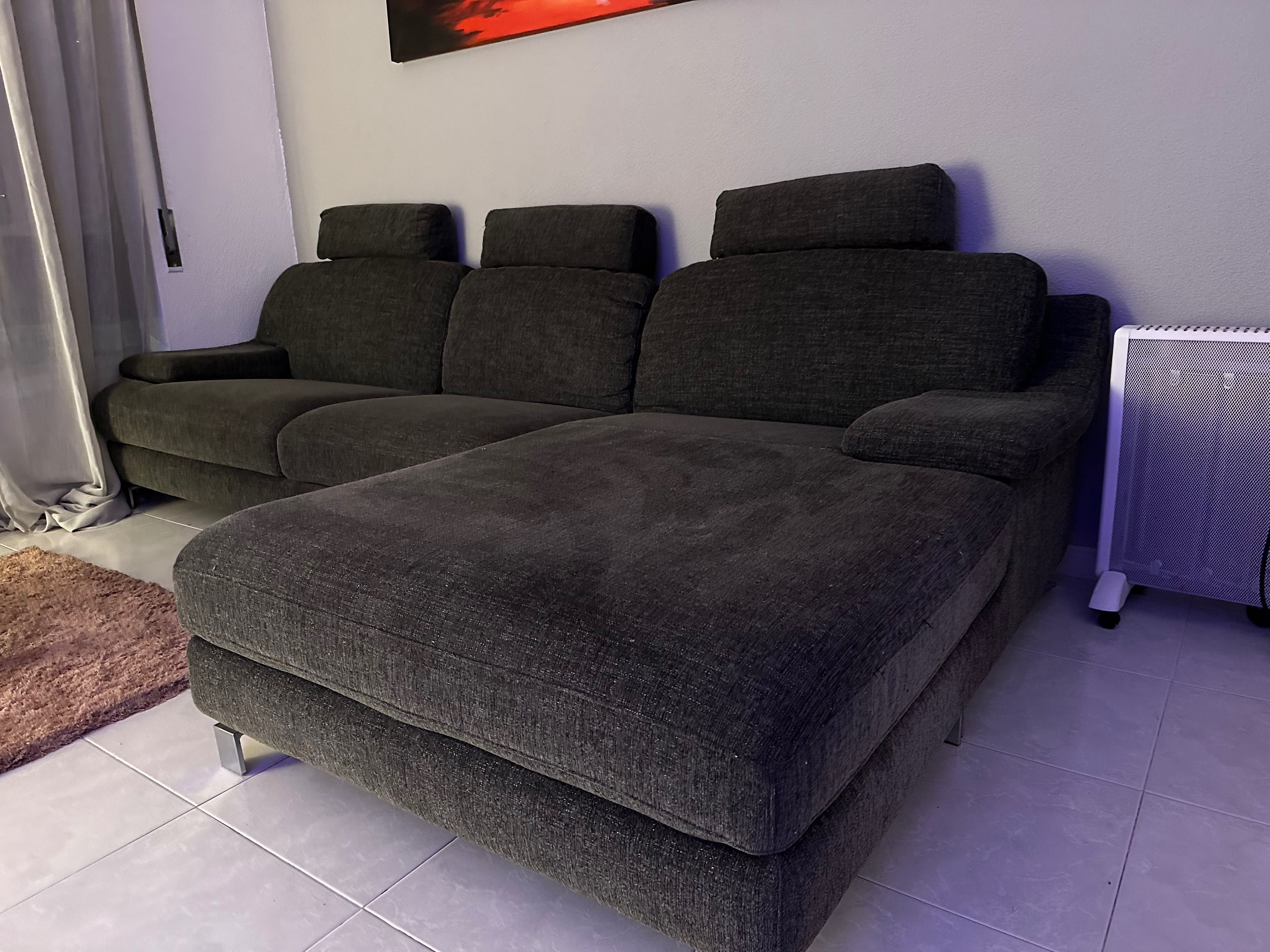 Vendo sofá cinzento