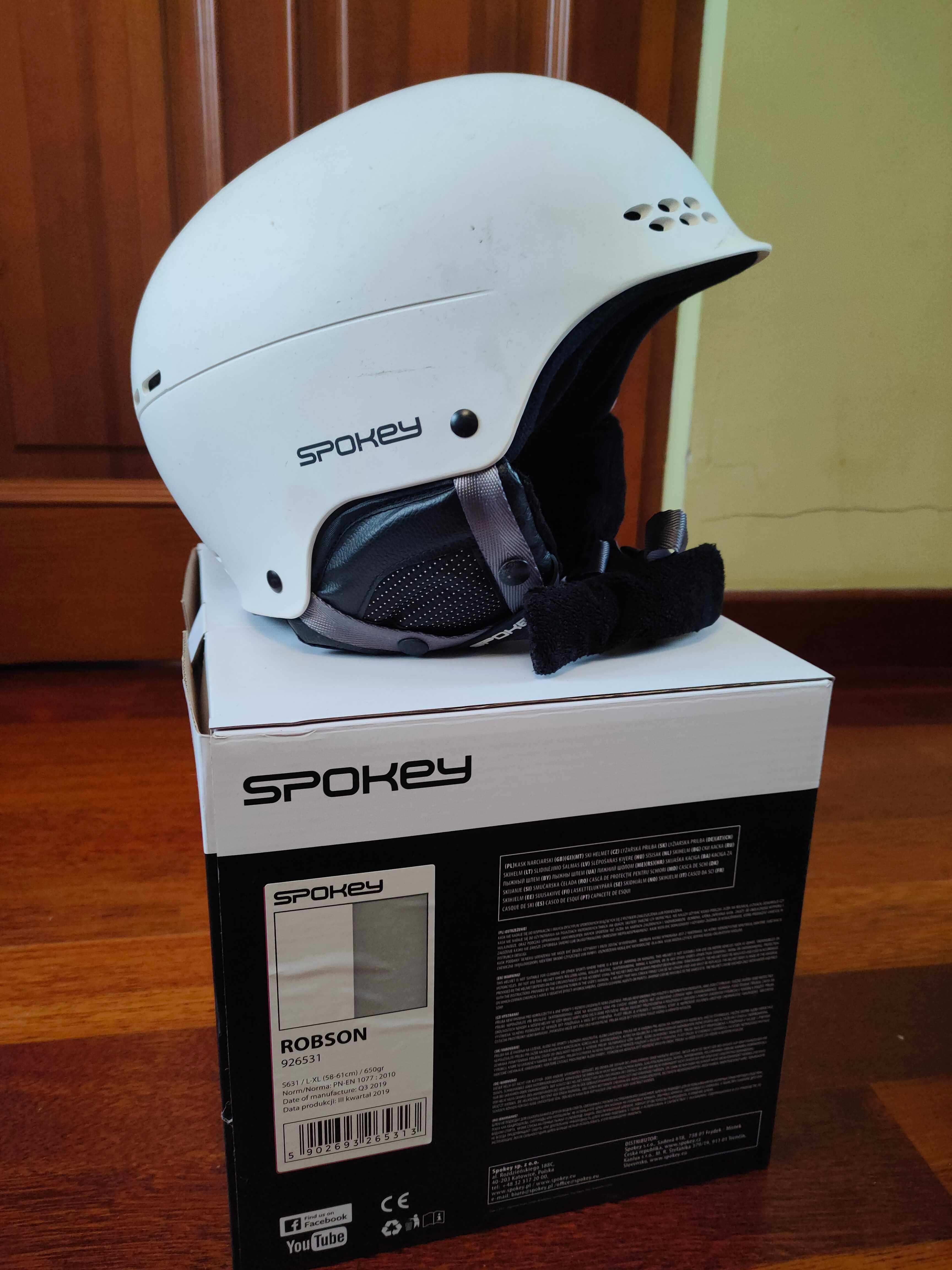 Kask narciarski Spokey Robson rozmiar 58-61 L-XL