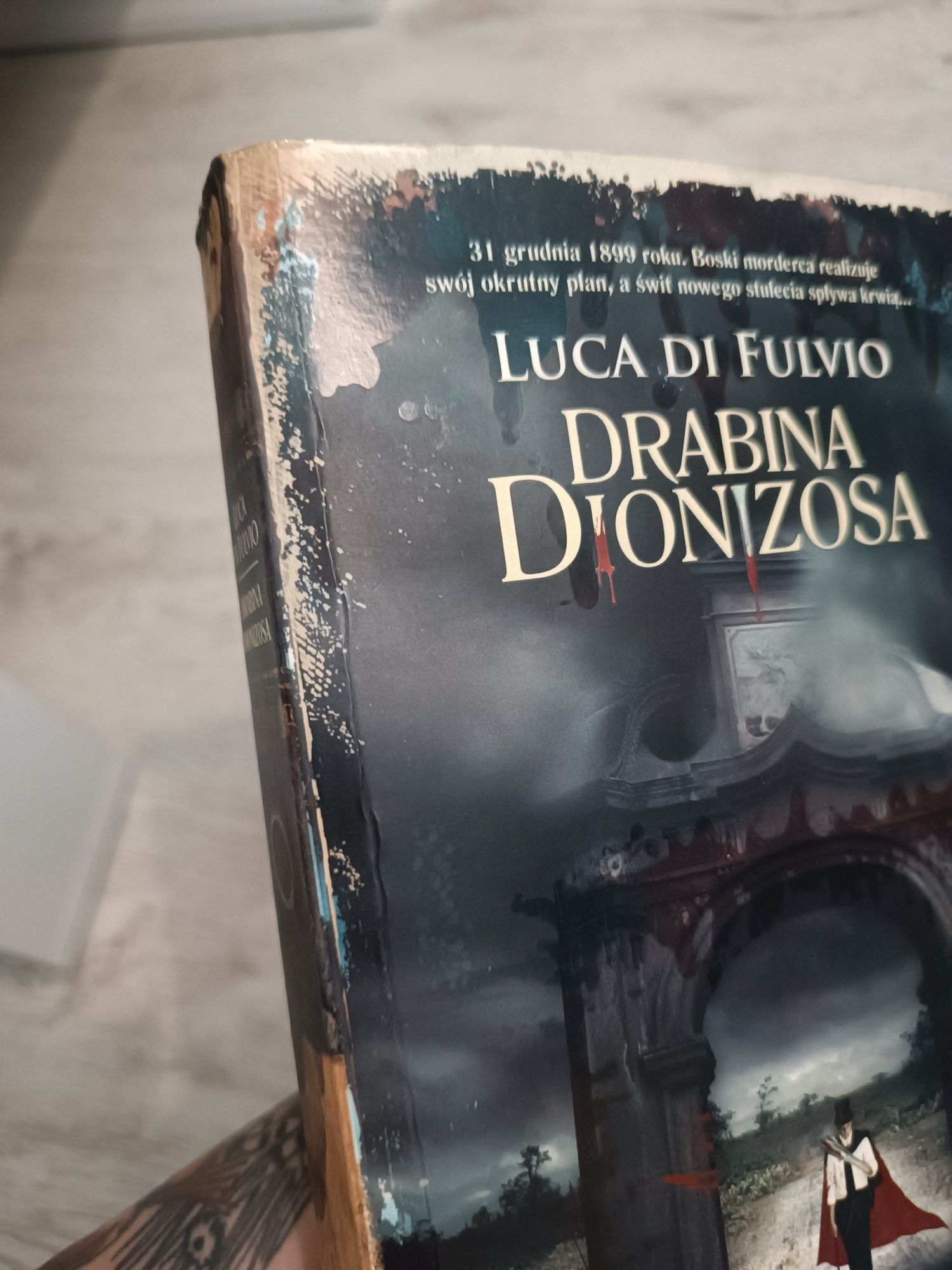 Książka "drabina Dionizosa" kryminał Luca di fulvio