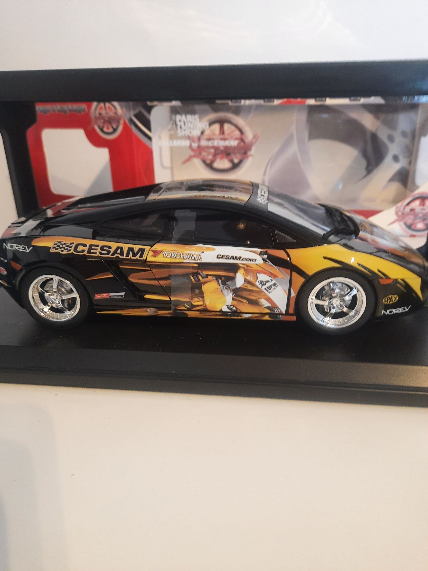 Lamborghini gallardo paris tuning show cesam norev 1:18 n