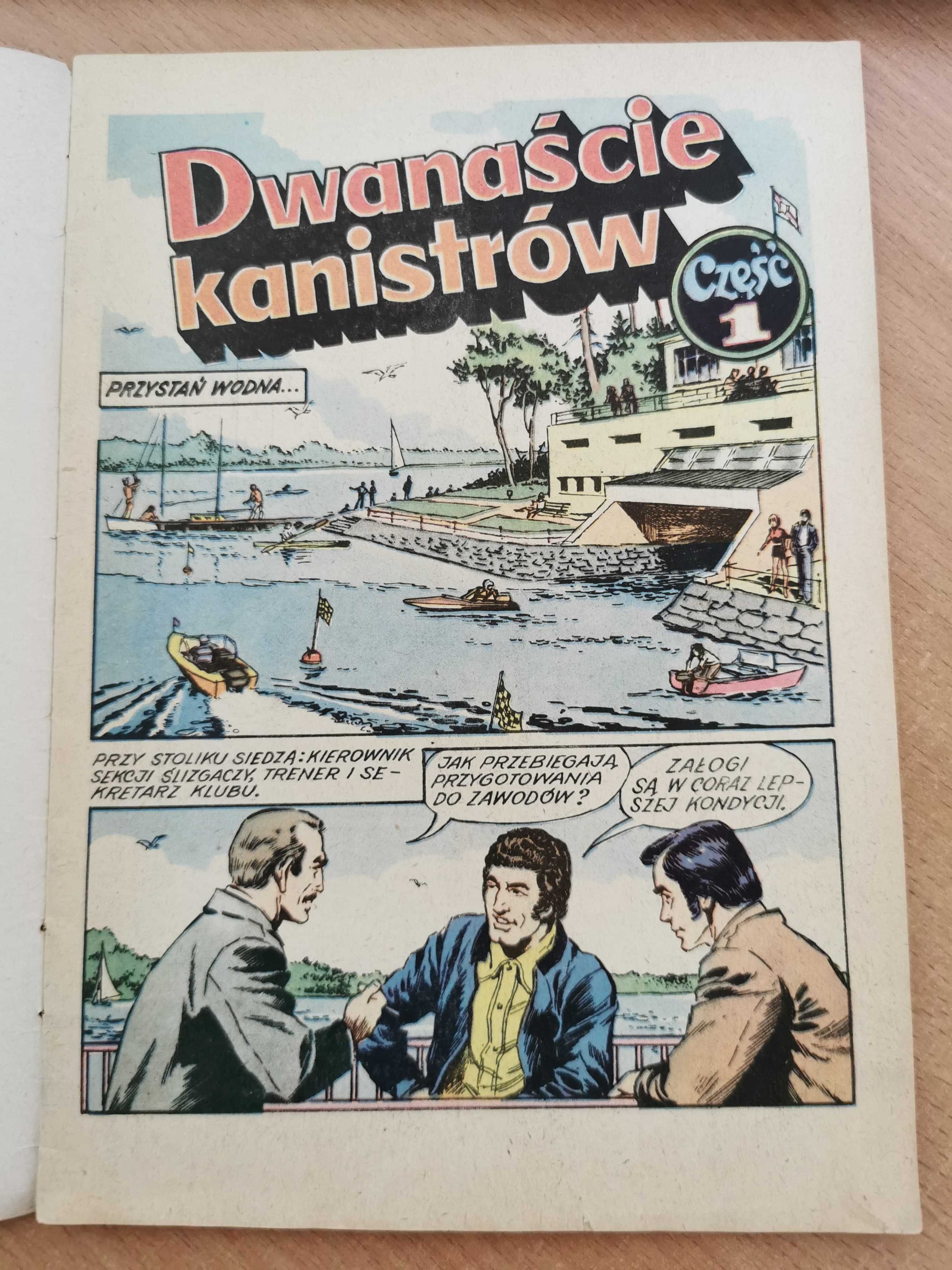 Kapitan Żbik – DWANAŚCIE KANISTRÓW - 1973 - pierwsze wydanie stan bdb