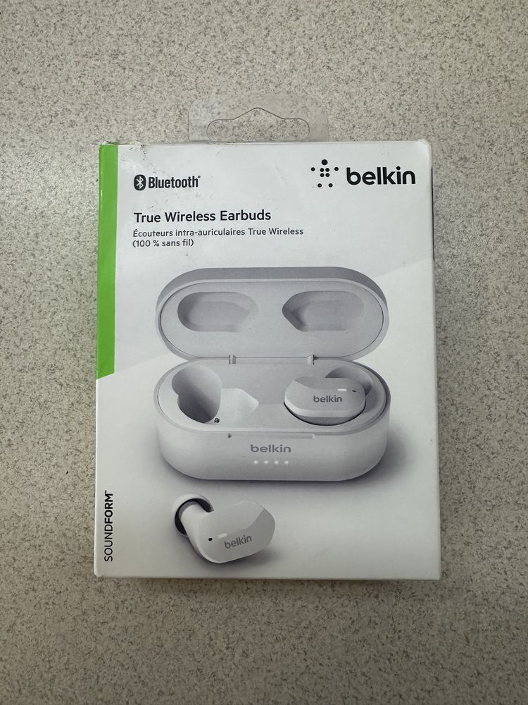 Навушники Belkin Soundform True Wireless Headphones White (AUC001BTWH)