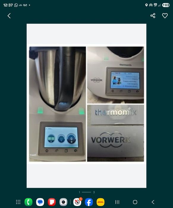 Naklejka logo Thermomix Vorverk tm5 tm6