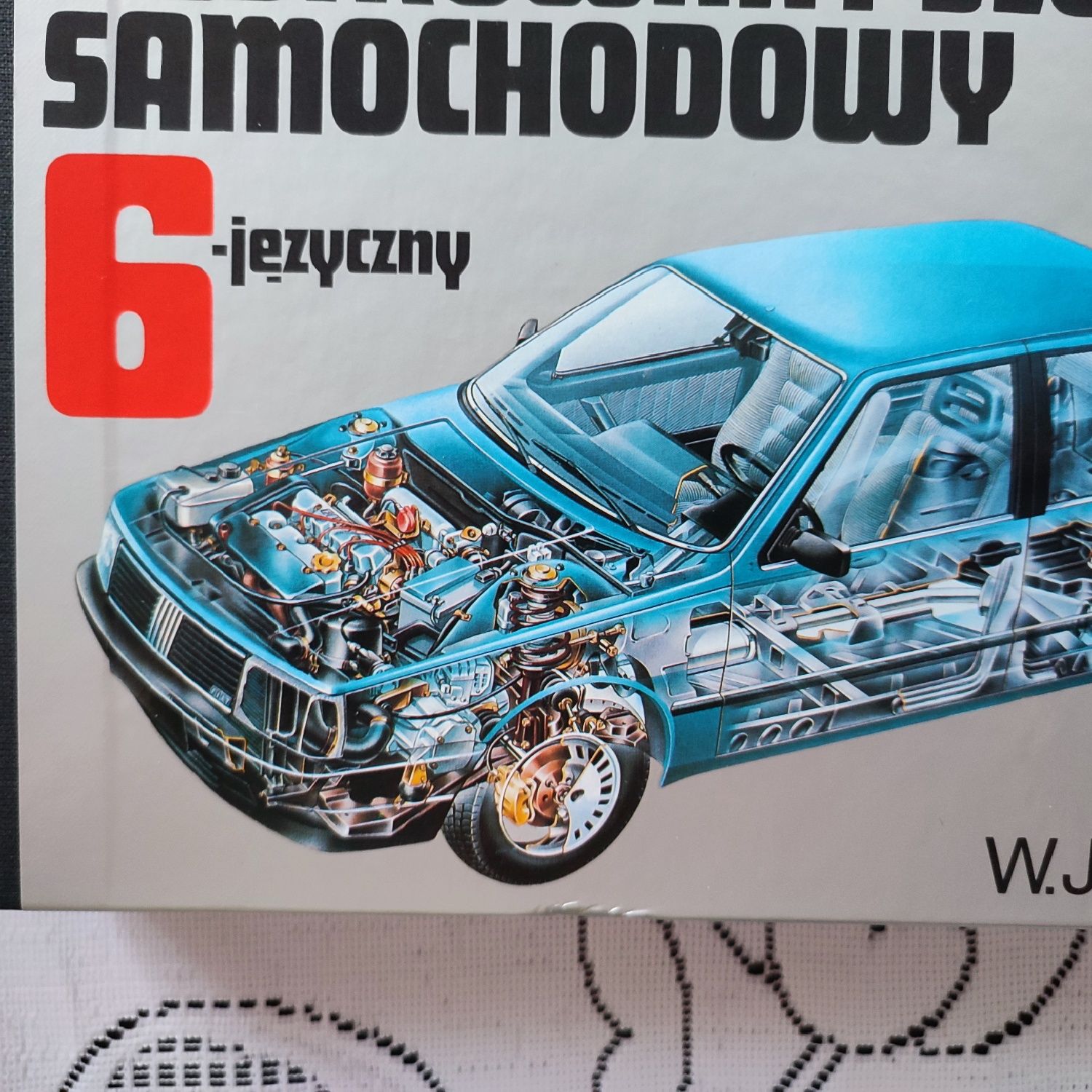 Słownik samochodowy 6- jezyczny.
