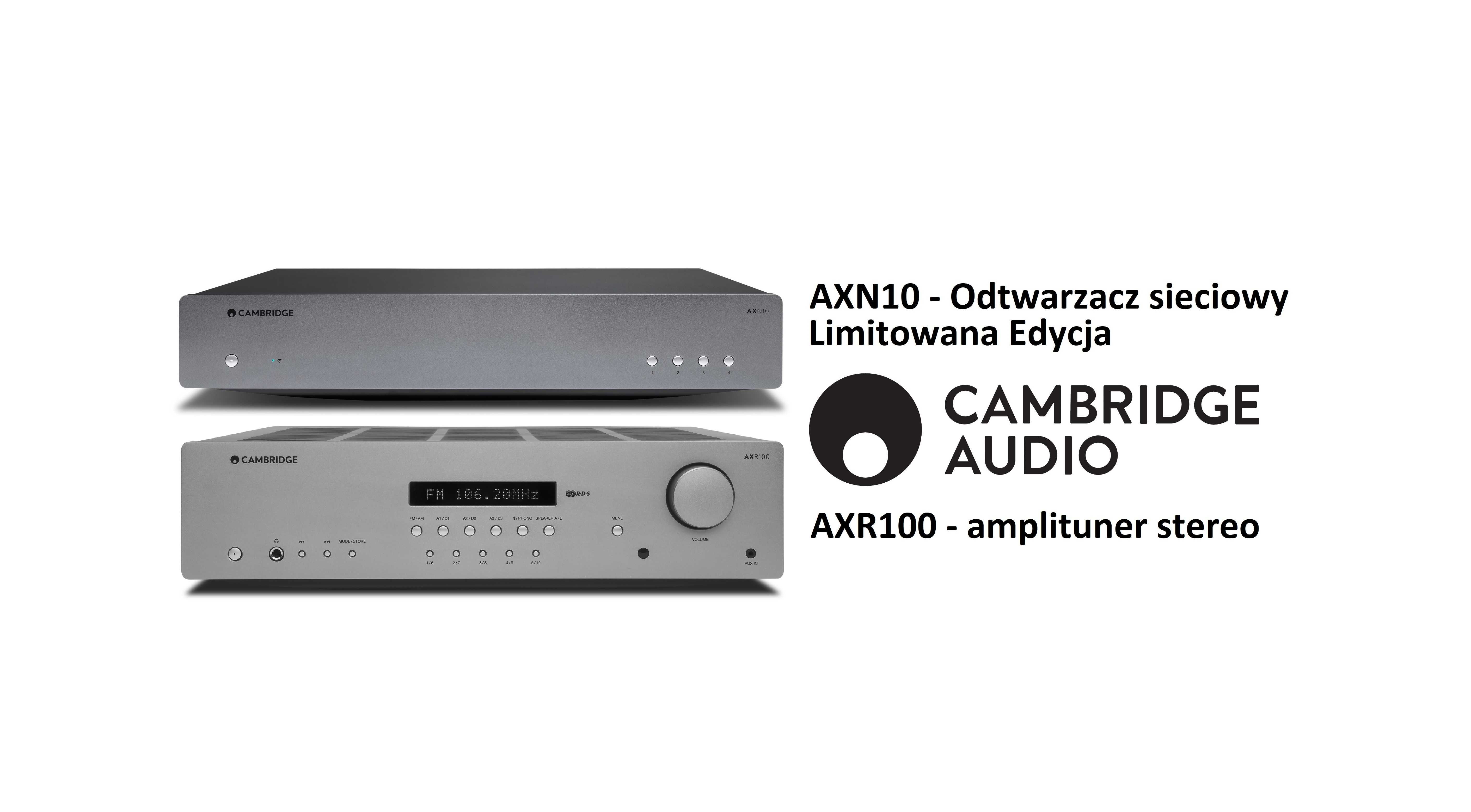 Cambridge Audio AXR100 AXN Amplituner i odtwarzacz sieciowy SKLEP RATY